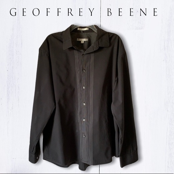 Geoffrey Beene button up shirt. XL 17-17 1/2 - Picture 2 of 9